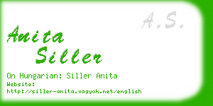 anita siller business card